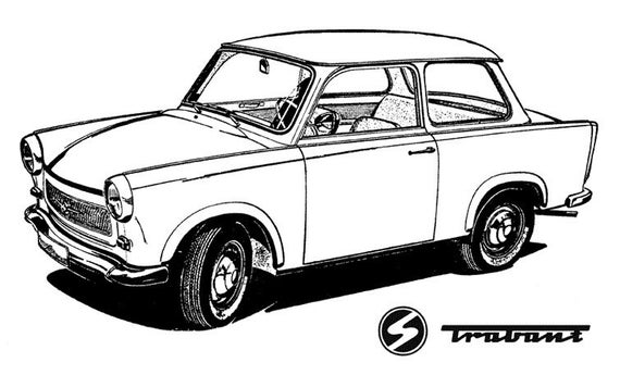 GOLD Edition Trabi Trabbi DDR Auto Rennpappe Evolution T-Shirt S-XXXL GOLD Edition Trabi Trabbi DDR Auto Rennpappe Evolution T-Shirt S-XXXL