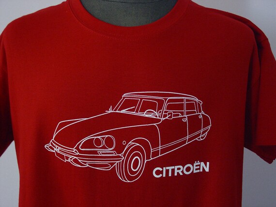 Citroen DS T-shirt imprimé à l'écran | Etsy