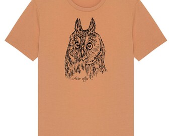 Long-Eared Owl - FairWear Organic BirdShirt