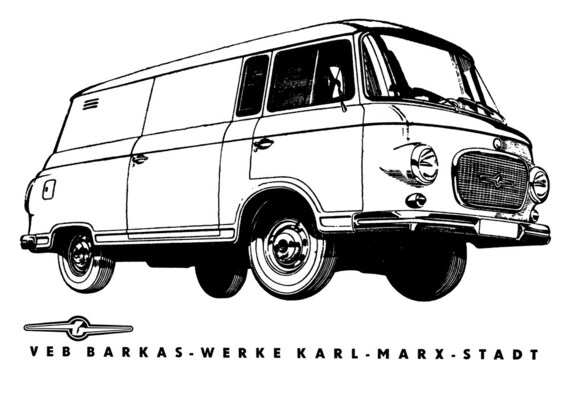 T-shirt YOUNGTIMER Oldtimer voiture Barkas B 1000 T-shirt YOUNGTIMER Oldtimer voiture Barkas B 1000
