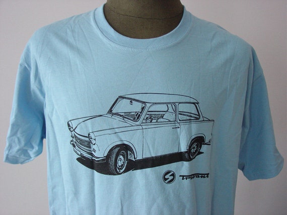 Trabant 601 Screen Printed T Shirt Etsy