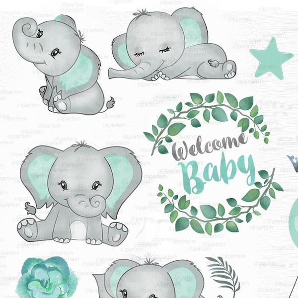 Mint Green Gray - Etsy