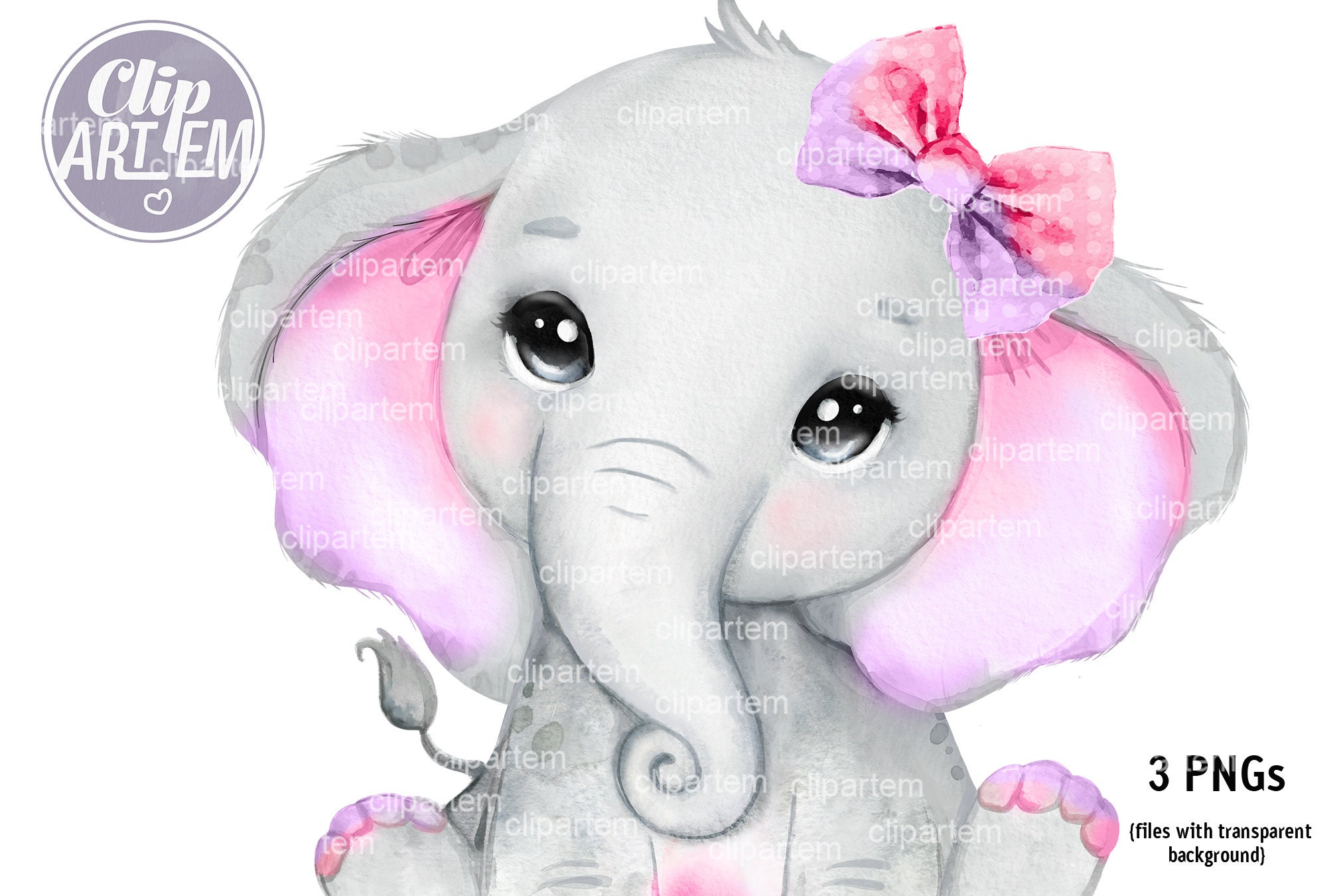 Little peanut lilac cheap purple and gold elephants