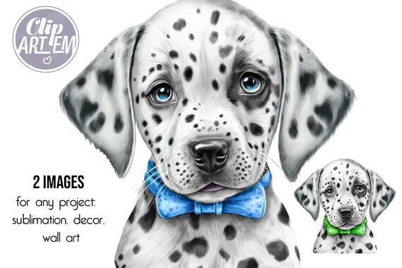 Dalmatian bow cheap tie