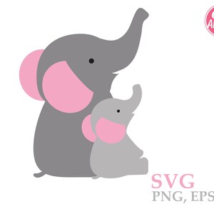 Download Cricut Layered Cutting File Image Transfer Clip Art Mommy Baby Girl Elephant Svg With Pink Ears Love Family Sublimation Change Color Craft Supplies Tools Clothing Wearables Leadcampus Org
