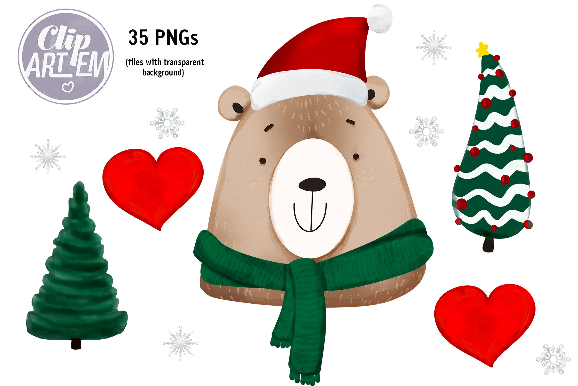 Watercolor Bear Bundle 35 PNG Image Transfers, Baby Bear Sublimation ...
