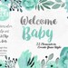 Mint Green Elephant Clip Art, Watercolor. Baby Elephant Clipart, Aqua ...