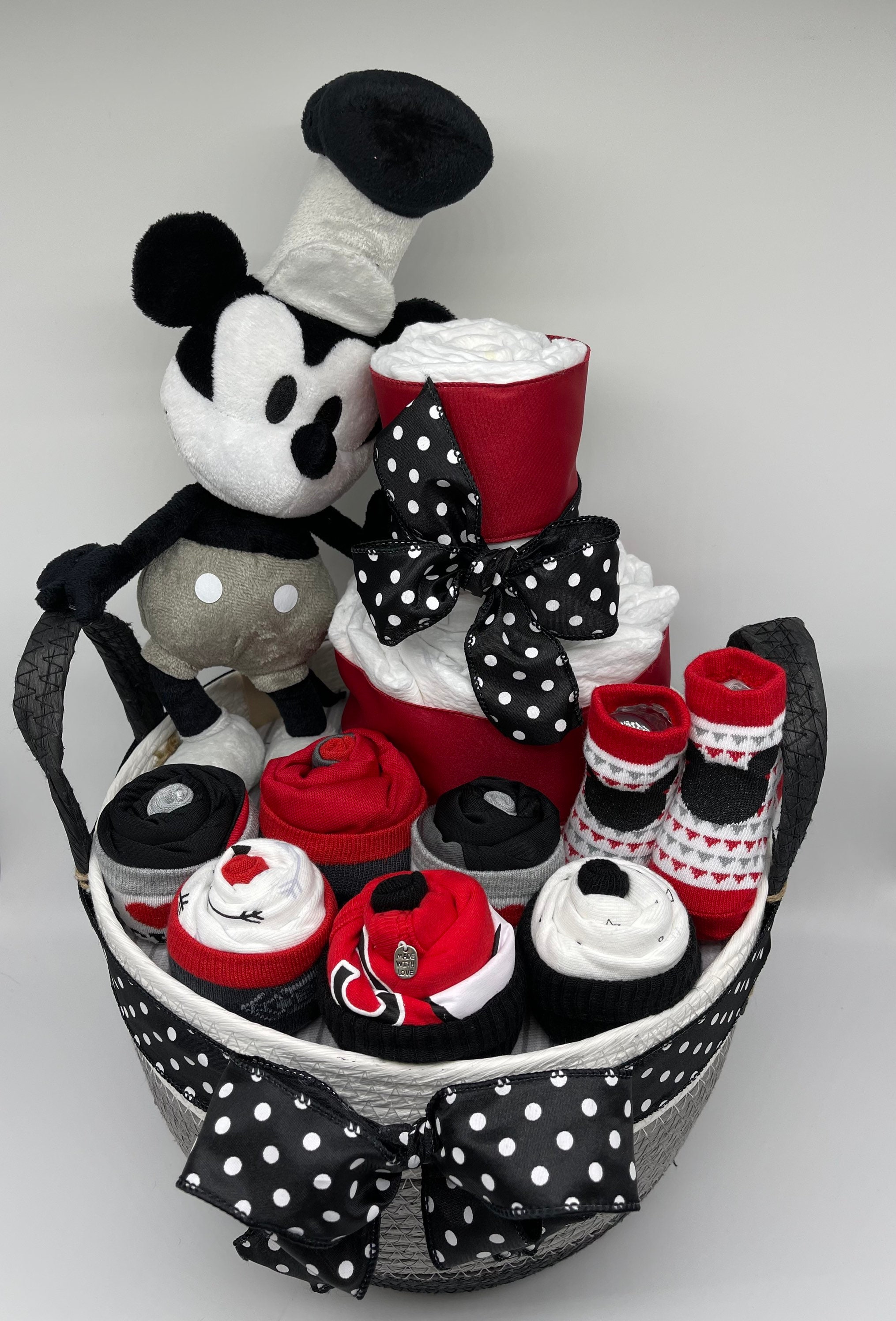 Baby Basket LARGE Mickey Mouse Basket Steamboat Etsy