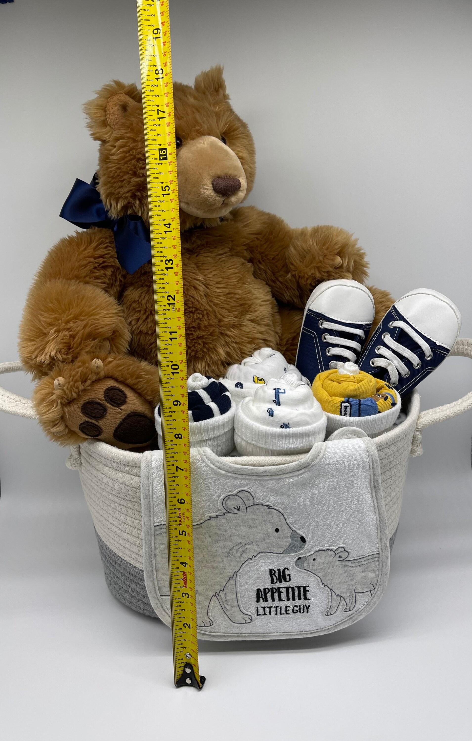 Baby Basket Boy Large Grizzly Bear Baby Basket Baby Etsy