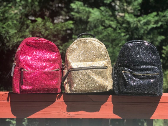 glitter bookbags