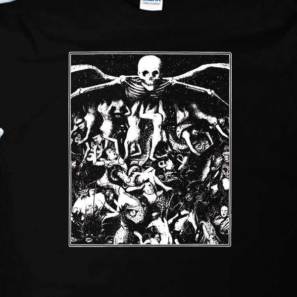 LAST JUDGMENT Shirt horror satan death ritual demons Pentagram witchcraft goth gothic devil goat grunge punk occult cult etching industrial