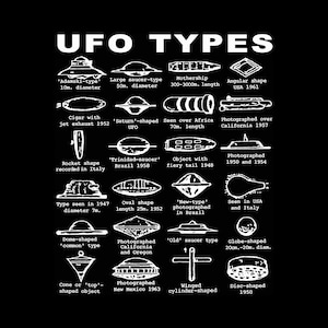 UFO Types - Classic Tee - Night Channels image 4