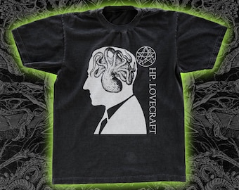 HP Lovecraft - Classic Tee - Night Channels