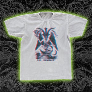 3D Baphomet - Classic Tee - Night Channels