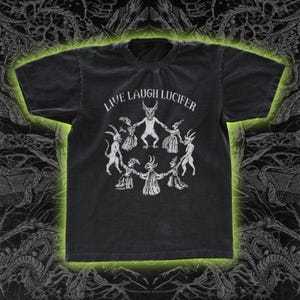 Live Laugh Lucifer - Classic Tee - Night Channels