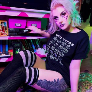 UFO Types - Classic Tee - Night Channels image 1