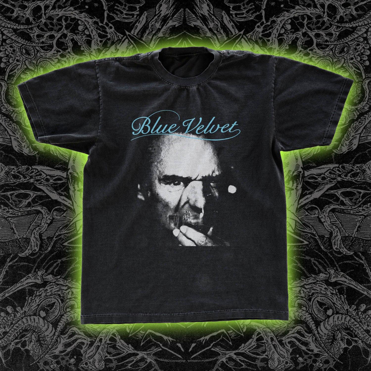 Blue Velvet Shirt - Etsy