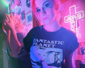 Fantastic Planet - Classic Tee - Night Channels