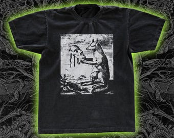 Foxes False Face - Classic Tee - Night Channels