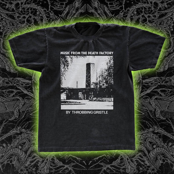 Throbbing Gristle Death Factory - Classic Tee - Night Channels