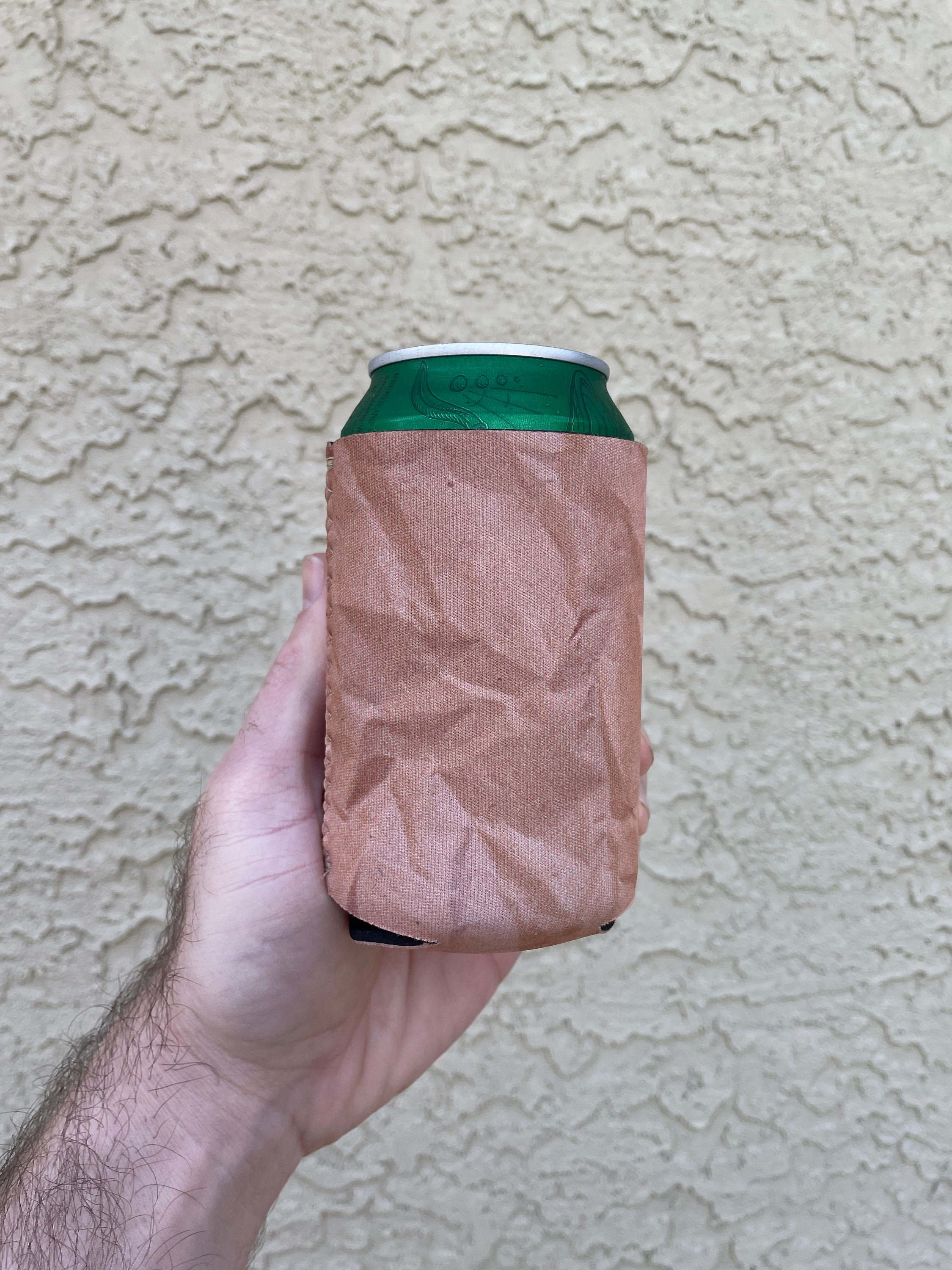 paper bag beer koozie