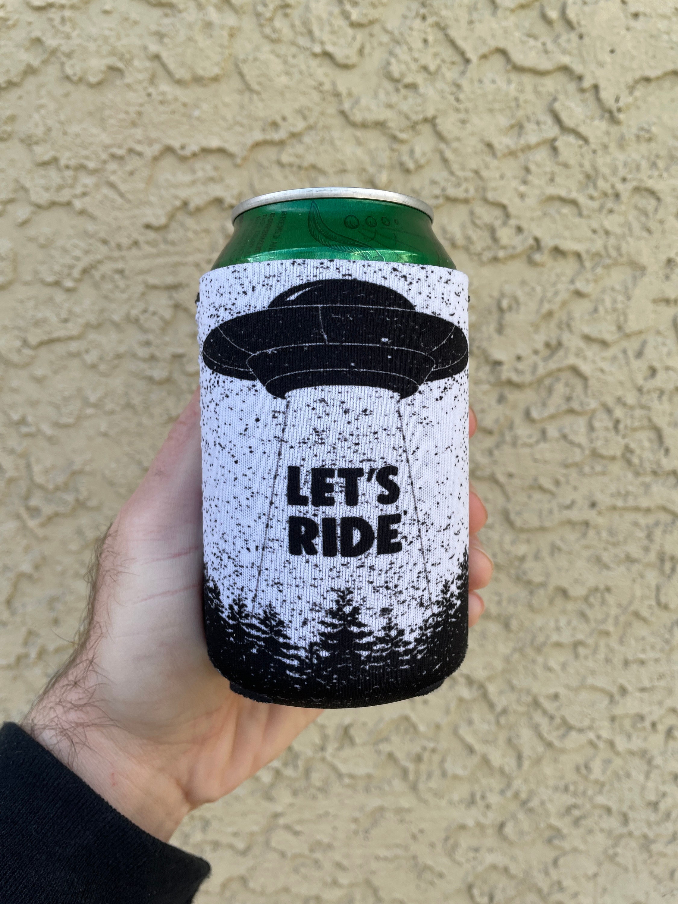 Stay Weird Alien Beer Can Cooler — Lighthouse Paper Co.