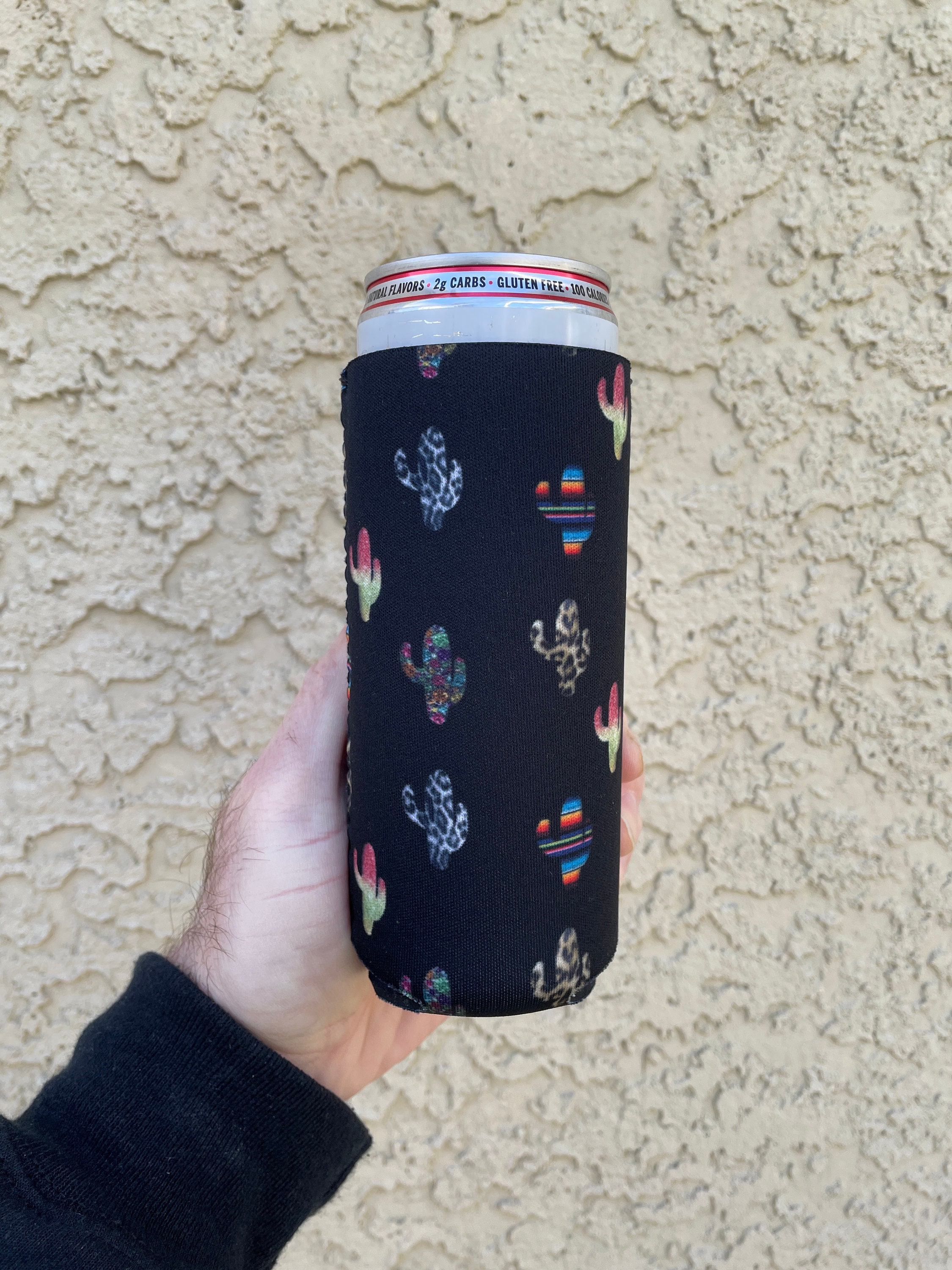 QualityPerfection Slim Can Cooler Sleeves, Premium 4mm Skinny Can Coolers Neoprene Lilac, 1 Unit, Size: 12 oz Slim Can, Pink