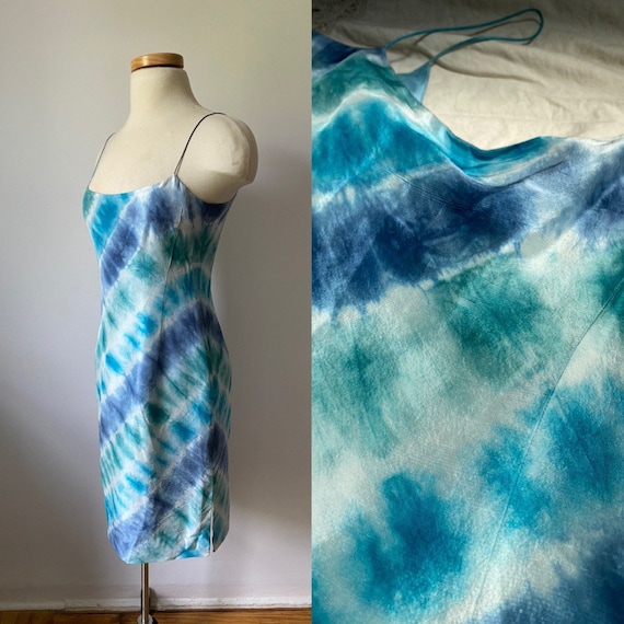 Tie-Dye Silk Dress