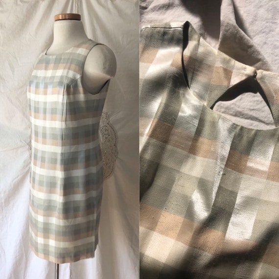 gingham mini dress