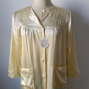 Embroidered Silk Night Jacket image 3