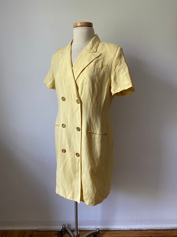 Yellow Linen dress