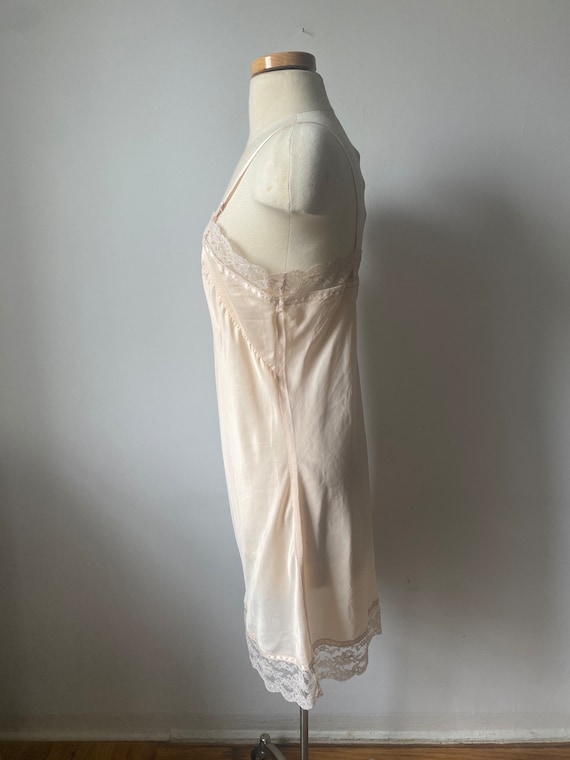 Light Pink Satin Slip Dress - image 6