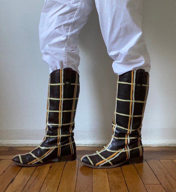 Hand Painted Frye Boots