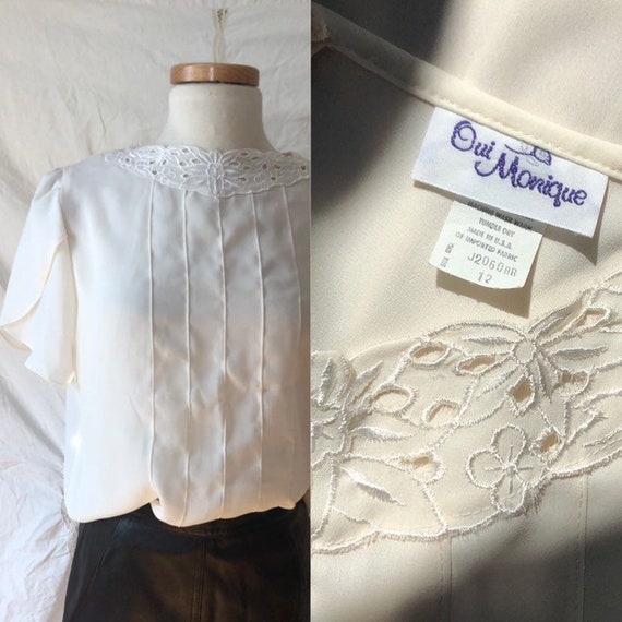 flutter sleeve blouse