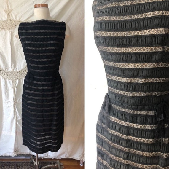 lacey black 40s dress