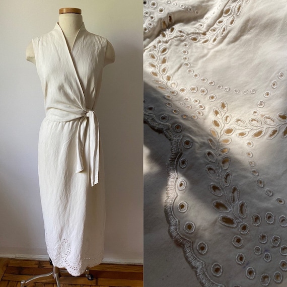 Silk wrap dress