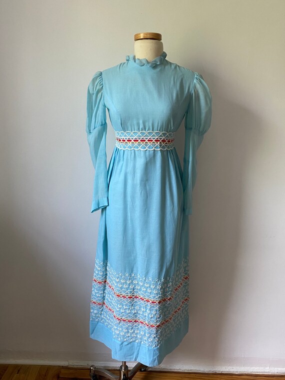 Sky Blue Prairie Dress