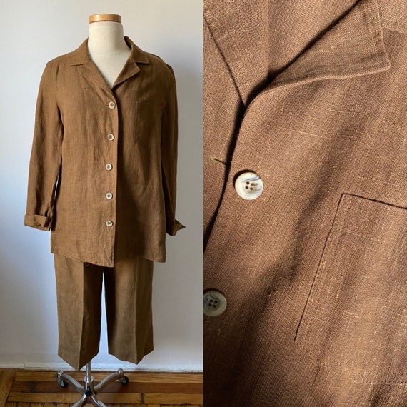 Toffee Linen Set