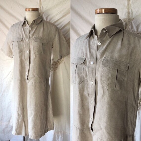 linen tshirt dress