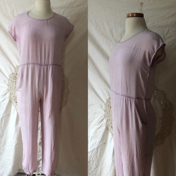 lavender 60s jumpsuit