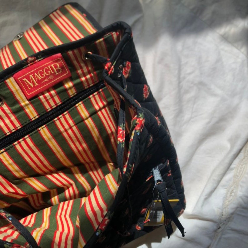 Deadstock quilted backpack