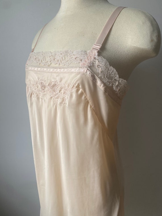 Light Pink Satin Slip Dress - image 5