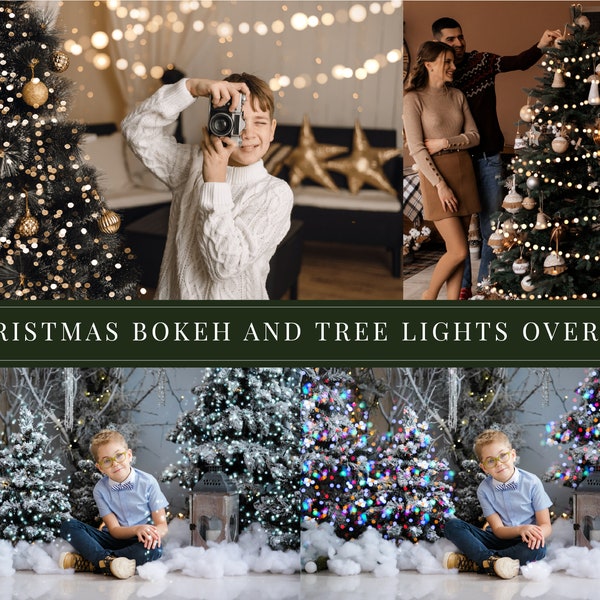 Christmas tree bokeh, overlay, overlays, Christmas light overlays, Christmas Tree Bokeh Overlays, Christmas lights