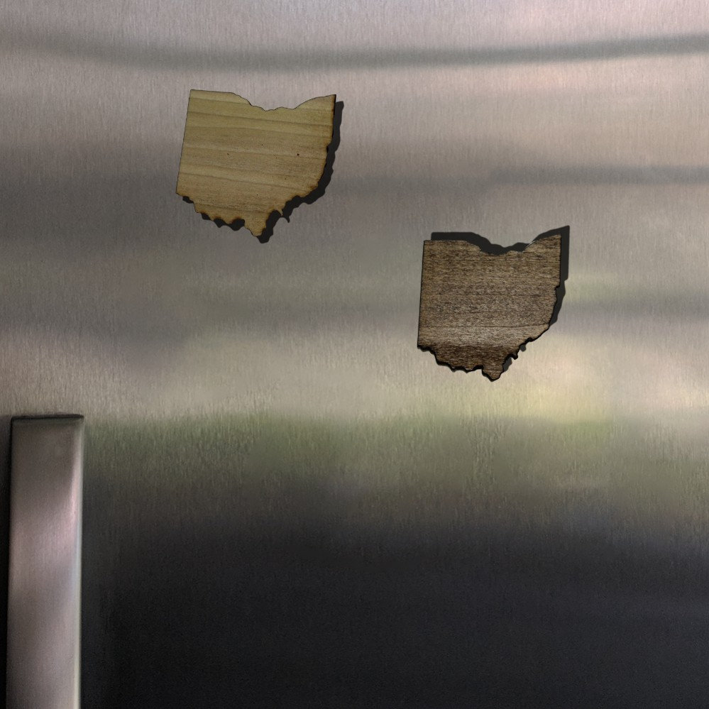 Ohio wood State of Ohio laser cut Ohio Etsy