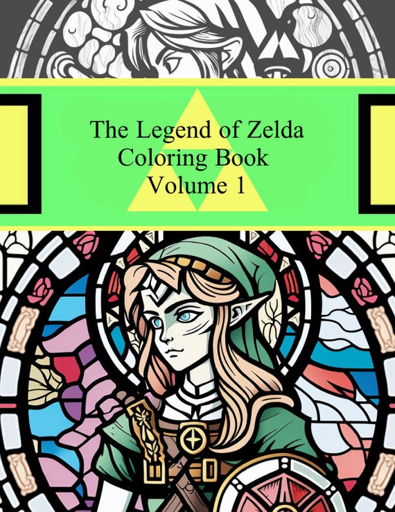 The Legend of Zelda Coloring Book y archivos SVG para pegatinas // Libro  para colorear de 20 páginas más 16 archivos SVG // Descarga digital -   México
