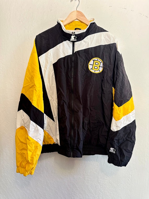 vintage Starter Brand Boston Bruins Windbreaker