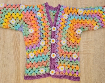 Kids Hexi Cardigan Pattern