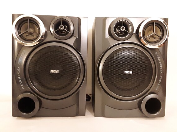 rca bass reflex speaker system