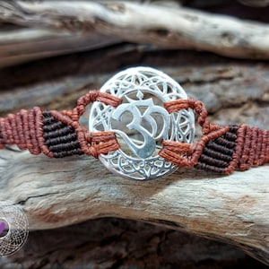 Om Macrame Unisex Bracelet