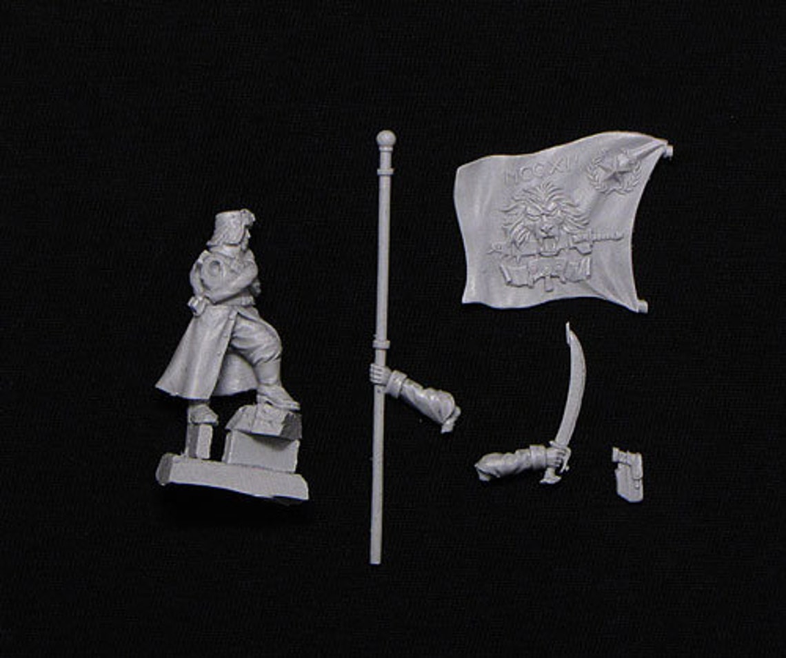 Valhallan Standard bearer warhammer 40k 28mm miniature Etsy